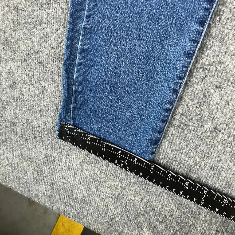 Wonder Nation Jeans Girls‎ Size 14 Blue Skinny Stretch Adjustable Waist Kids